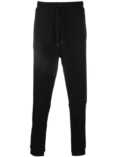 Hugo Boss Logo-print Drawstring Track Pants In Black