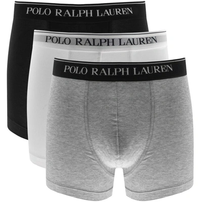 Shop Ralph Lauren Underwear 3 Pack Trunks Black