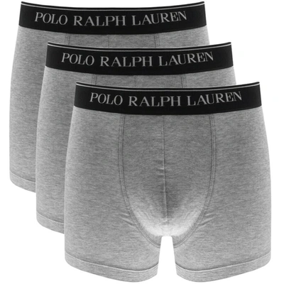 Shop Ralph Lauren Underwear 3 Pack Trunks Grey