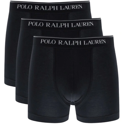 Shop Ralph Lauren Underwear 3 Pack Boxer Shorts Navy