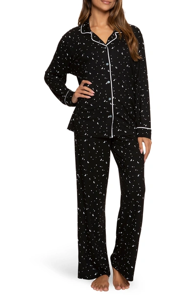 Felina Long Sleeve Top & Drawstring Pants Pajama 2-piece Set In