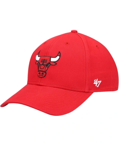Shop 47 Brand Men's Red Chicago Bulls Legend Mvp Adjustable Hat