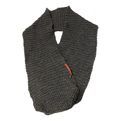 Pre-owned Comptoir Des Cotonniers Wool Scarf In Grey