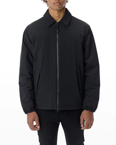 Shop The Very Warm Men's Fly Weight Coach Jacket In Black