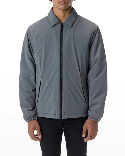 Shop The Very Warm Men's Fly Weight Coach Jacket In Grey