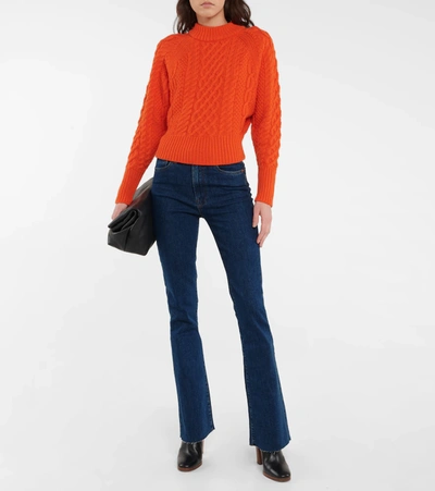 3x1 N.y.c. Farrah High-rise Flared Jeans In Blue