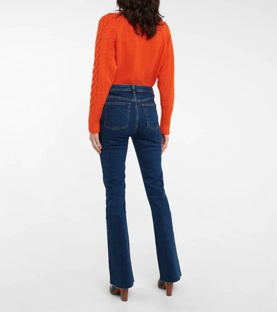 3x1 N.y.c. Farrah High-rise Flared Jeans In Blue
