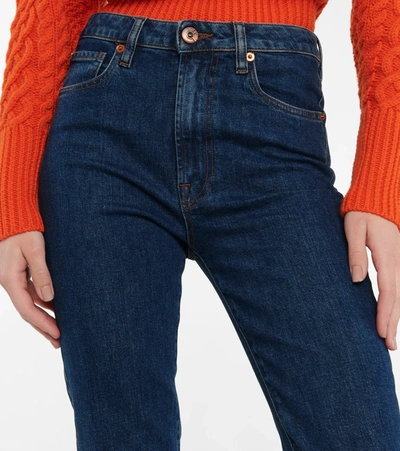 Shop 3x1 N.y.c. Farrah High-rise Flared Jeans In Blue