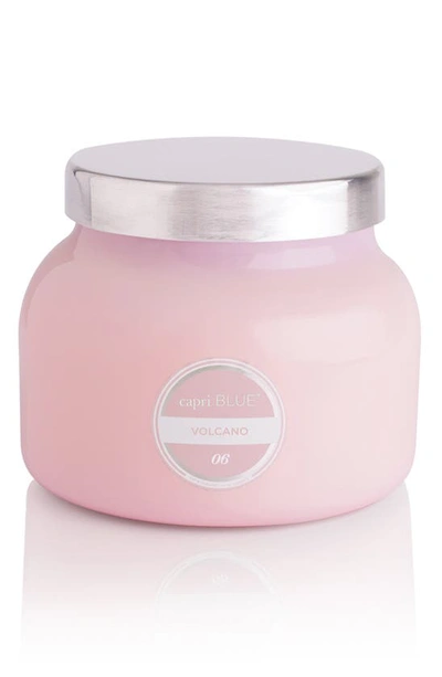 Shop Capri Blue Petite Volcano Scented Jar Candle In Pink Volcano