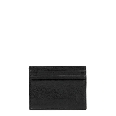 Shop Polo Ralph Lauren Black Leather Card Holder