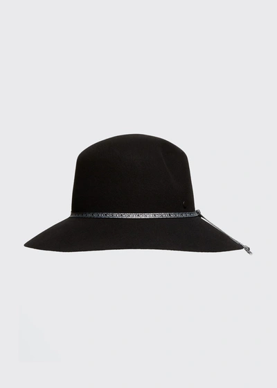 Shop Maison Michel Kendall On The Go Felt Hat In Black