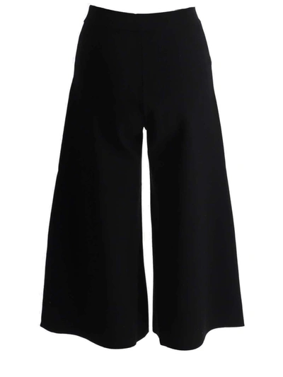 Shop Stella Mccartney High Waisted Cropped Trousers In Black