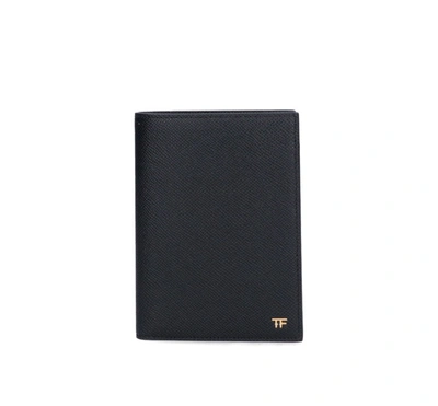 TOM FORD TOM FORD LOGO PLAQUE BIFOLD WALLET 