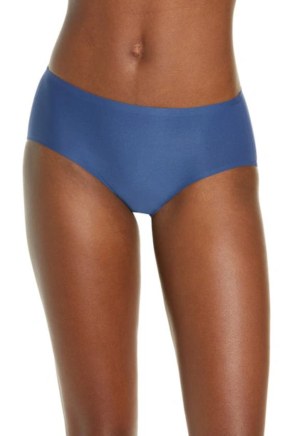 Shop Chantelle Lingerie Soft Stretch Seamless Hipster Panties In Ceramic Blue-93