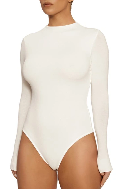 Shop Naked Wardrobe The Nw Thong Bodysuit In White