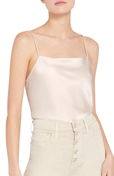 Shop Alice And Olivia Harmon Drapey Camisole In Taupe