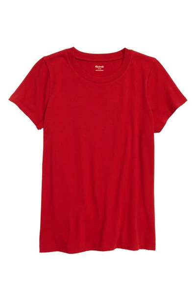 Shop Madewell Northside Vintage Tee In Scarlet