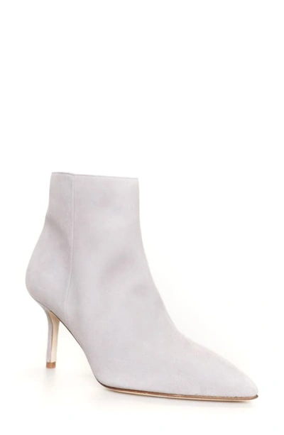 Shop L Agence Aimee Bootie In Light Grey