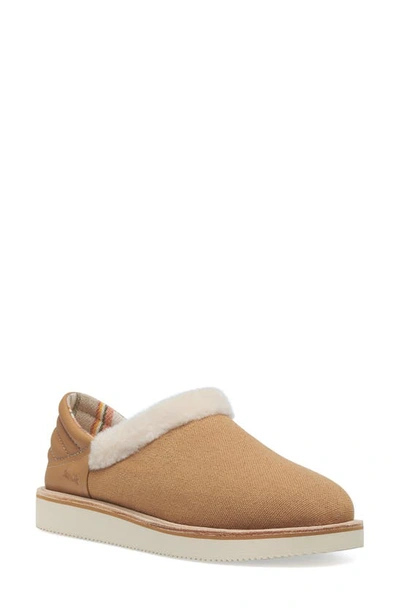 Shop Sanuk Sugar Mat Slipper In Chestnut