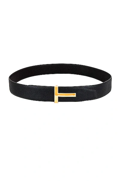 Shop Tom Ford 40 Mm Reversible Belt In Brown & Black