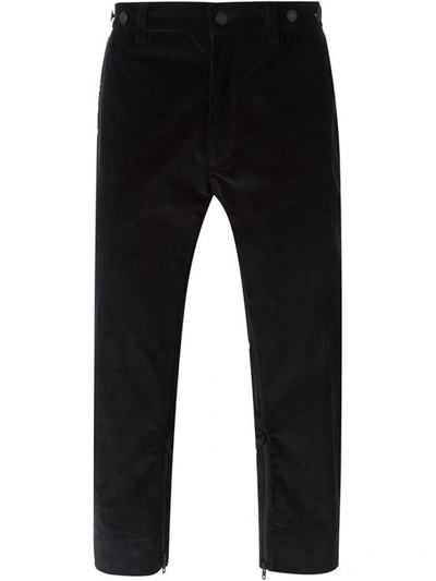 Ktz Cropped Trousers In Black