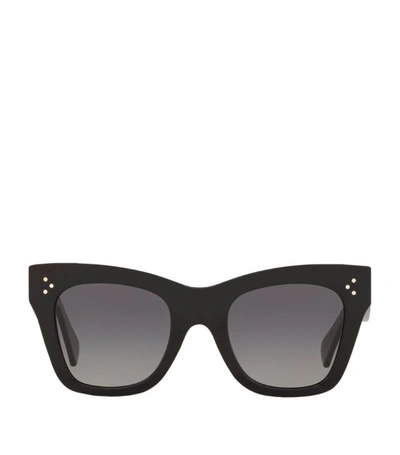 Shop Celine Cat Eye Sunglasses In Black