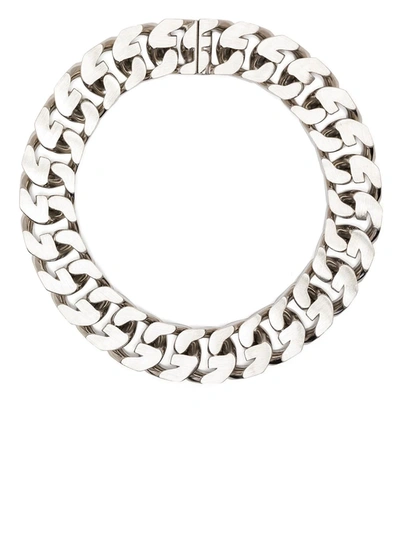 Shop Givenchy G Chain Necklace In Metallic