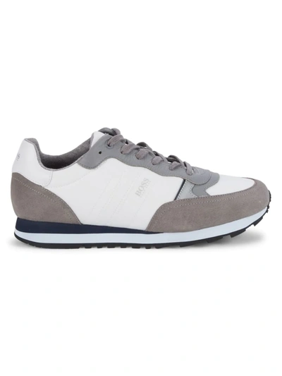 Hugo Boss Men's Parkour Colorblock Running Shoes In Grey | ModeSens