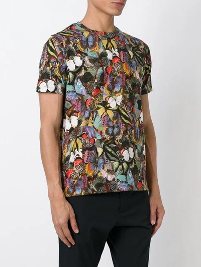 Shop Valentino 'camubutterfly' T-shirt