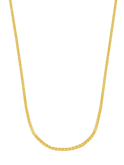 Shop Saks Fifth Avenue Men's 14k Yellow Gold Franco Chain Necklace/3mm