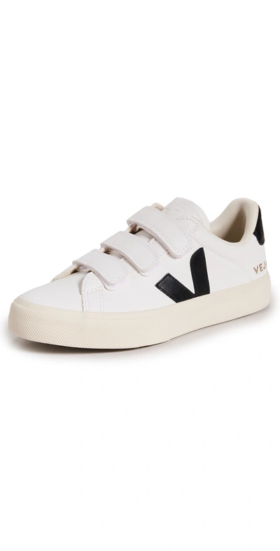 Shop Veja Recife Logo Sneakers Extra White/black