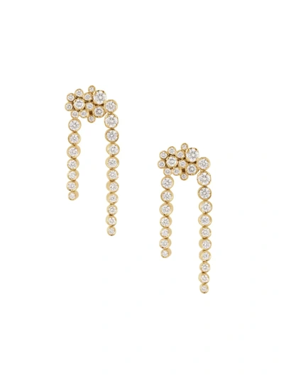 Shop Sophie Bille Brahe Women's Petite Fontaine 18k Gold & Diamond Single-earring