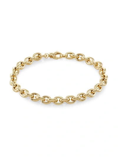 Shop Saks Fifth Avenue Women's 14k Gold Rolo Bracelet