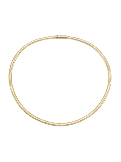 Shop Saks Fifth Avenue Women's 14k Yellow Gold Tubogas Chain Necklace