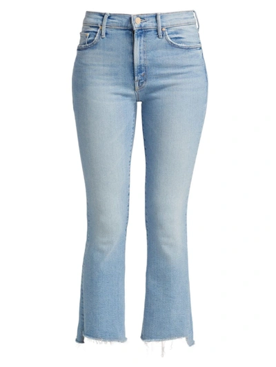 Shop Mother Women's The Insider Frayed Ankle Jeans In Limited Edition