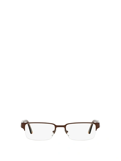 Shop Versace Ve1184 Brown Glasses