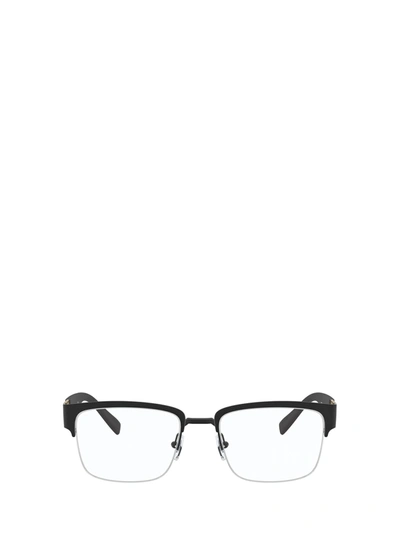Shop Versace Ve1272 Matte Black Glasses