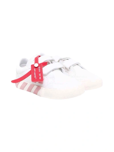 Shop Off-white Unisex White Sneakers In Bianco/rosa