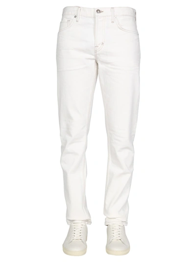 Shop Tom Ford Slim Fit Jeans In Bianco
