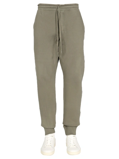 Shop Tom Ford Drawstring Jogging Pants In Militare