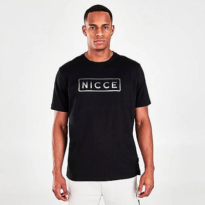 Shop Nicce Men's Powell Logo Print T-shirt In Black