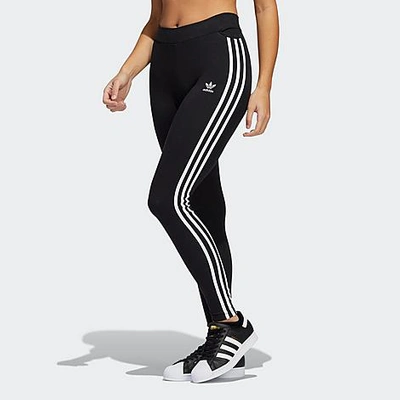 Shop Adidas Originals Adidas Women's Originals Adicolor Classics 3-stripes Leggings In Black