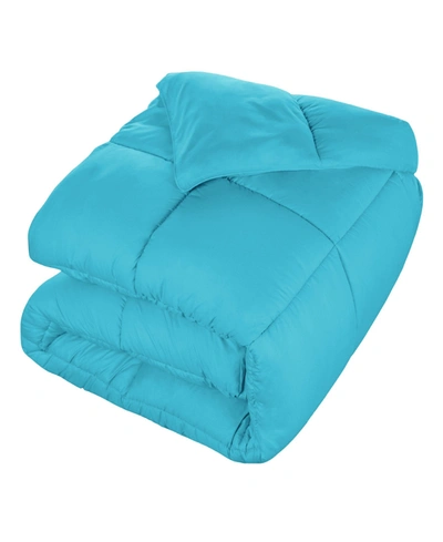 Superior Breathable All Season Down Alternative Comforter, Twin Xl In Winter Blue