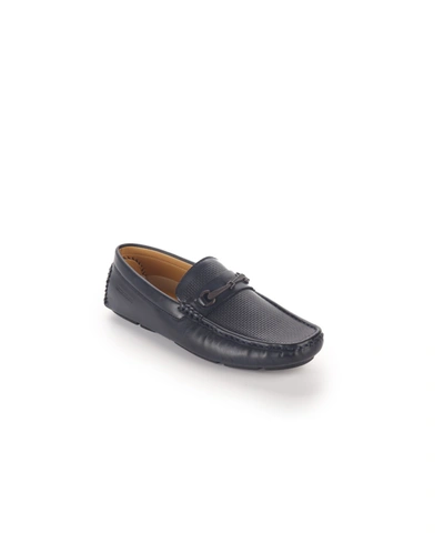 Shop Aston Marc Men's Bit Driving Shoes In Navy