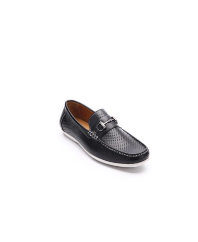 Shop Aston Marc Men's Perforated Classic Driving Shoes In Black