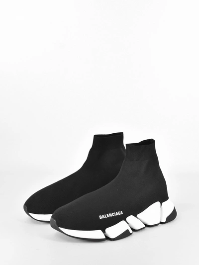 Shop Balenciaga Speed 2.0 Sneakers In Black