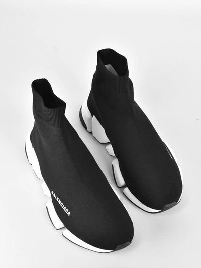 Shop Balenciaga Speed 2.0 Sneakers In Black