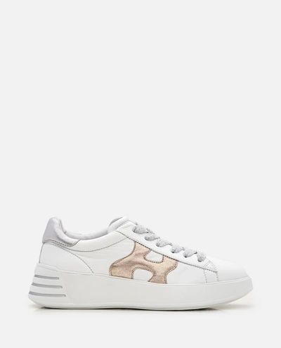 Shop Hogan Rebel H564 Sneakers In White