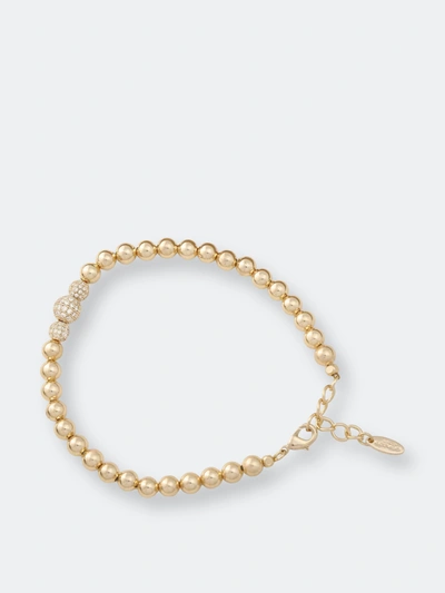 Shop Ettika 18k Gold Plated And Crystal Ball Anklet