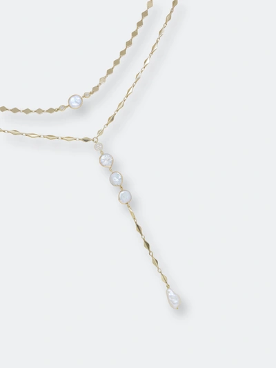 Shop Ettika Summer Dreamin' Freshwater Pearl And 18k Gold Plated Necklace Set